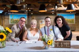 Wedding Planners and Couple Team Vermilion