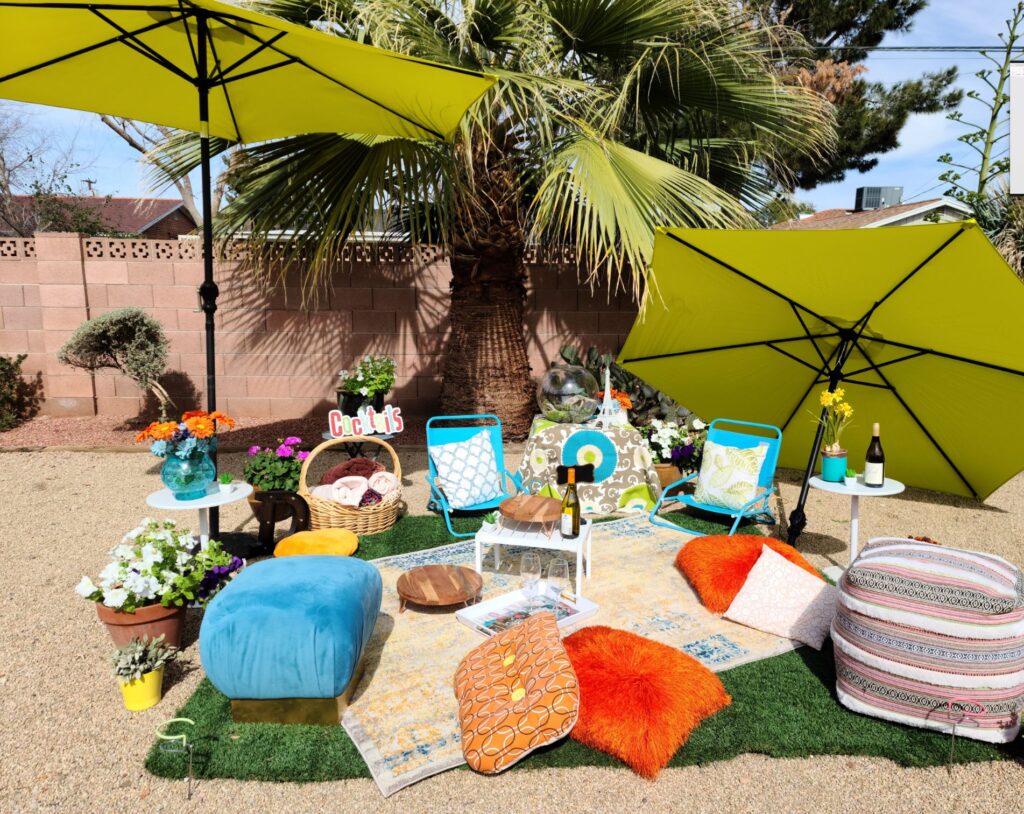 Fun summer-themed decor